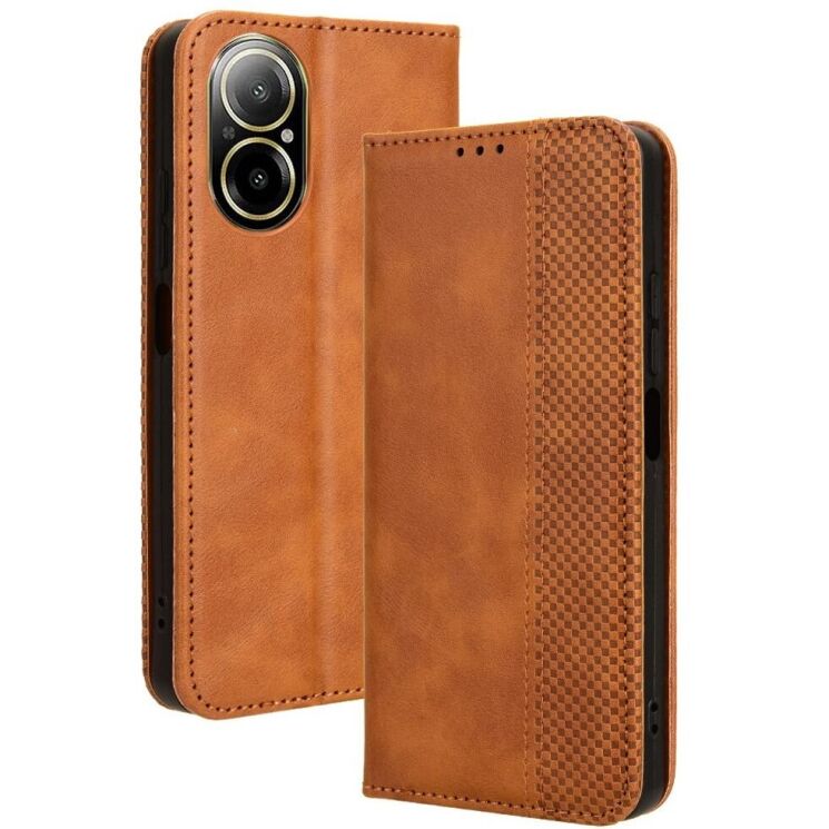 Чехол Deexe Retro Style для Realme C67 - Brown: фото 1 из 7