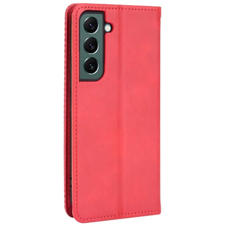 Чехол Deexe Retro Style для Samsung Galaxy S22 (S901) - Red: фото 3 из 10