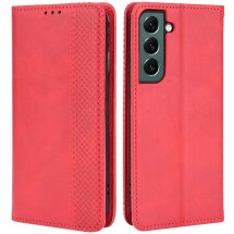 Чехол Deexe Retro Style для Samsung Galaxy S22 (S901) - Red: фото 1 из 10