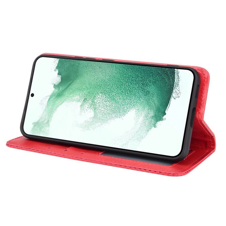 Чехол Deexe Retro Style для Samsung Galaxy S22 (S901) - Red: фото 4 из 10