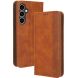 Чохол Deexe Retro Style для Samsung Galaxy S23 FE - Brown (334406Z). Фото 1 з 6