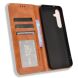 Чехол Deexe Retro Style для Samsung Galaxy S24 Plus - Brown (343478Z). Фото 4 из 7