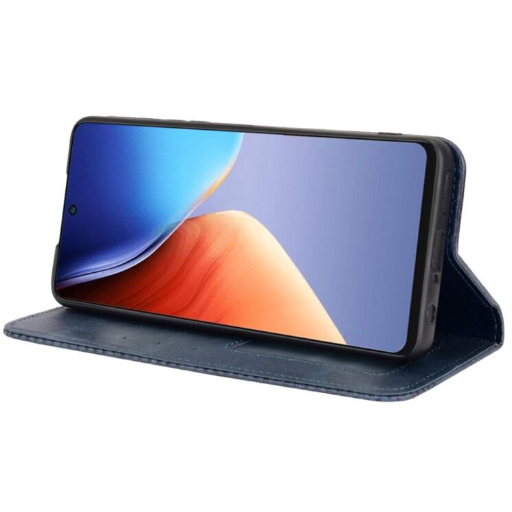 Чехол Deexe Retro Style для Tecno Camon 19 Pro (CI8n) - Blue: фото 3 из 8
