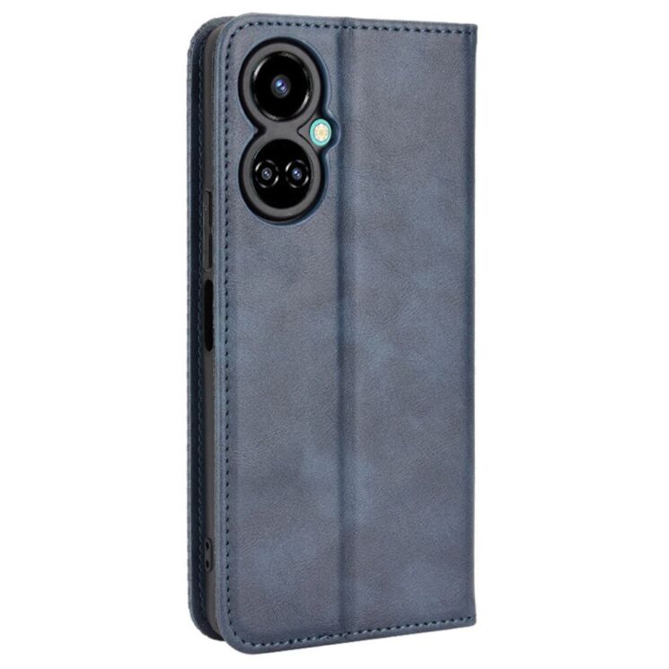 Чехол Deexe Retro Style для Tecno Camon 19 Pro (CI8n) - Blue: фото 7 из 8