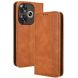 Чехол Deexe Retro Style для Xiaomi Poco F6 - Brown (355002Z). Фото 1 из 7