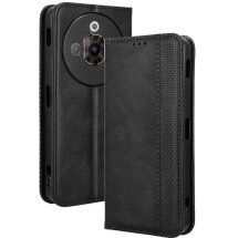 Чехол Deexe Retro Style для ZTE Nubia Focus Pro - Black: фото 1 из 8