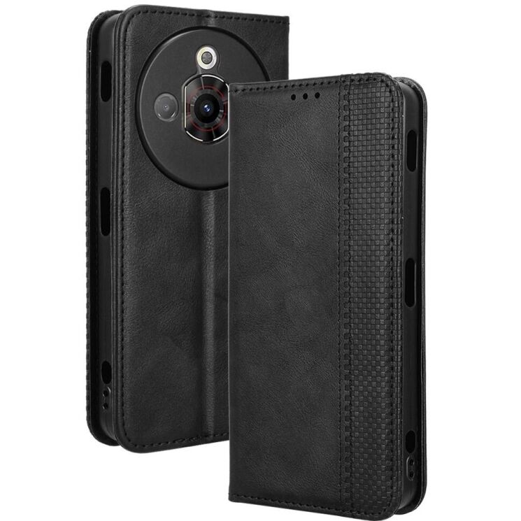Чохол Deexe Retro Style для ZTE Nubia Focus Pro - Black: фото 1 з 8