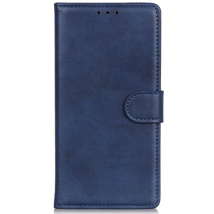 Чехол Deexe Retro Wallet для VIVO Y02 - Blue: фото 2 из 8