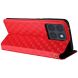 Чохол Deexe Rhombus Book для Motorola Edge 70 - Red (402107R). Фото 5 з 10