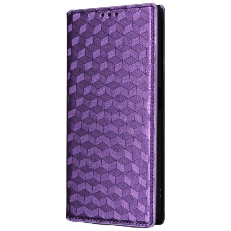 Чехол Deexe Rhombus Book для Realme C75 - Purple: фото 7 из 10