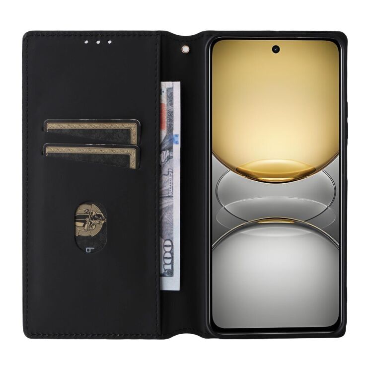 Чехол Deexe Rhombus Book для Realme C75 - Purple: фото 2 из 10