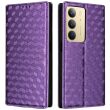 Чехол Deexe Rhombus Book для Realme C75 - Purple (374321V)