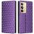 Чехол Deexe Rhombus Book для Realme C75 - Purple: фото 1 из 10