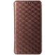 Чехол Deexe Rhombus Book для Samsung Galaxy S26 Ultra - Brown (404414Z). Фото 6 из 7