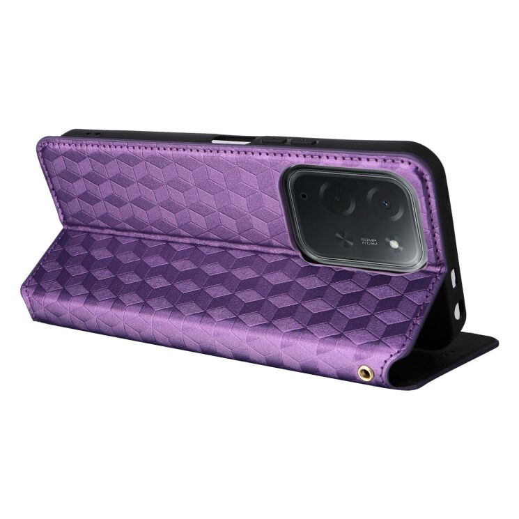 Чохол Deexe Rhombus Book для Xiaomi Poco C95 Pro - Purple (429201V) Чохол Deexe Rhombus Book для Xiaomi Poco C95 Pro - Purple: фото 5 з 7