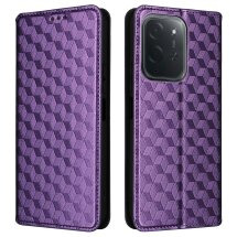 Чохол Deexe Rhombus Book для Xiaomi Poco C95 Pro - Purple: фото 1 з 7