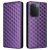 Чохол Deexe Rhombus Book для Xiaomi Poco C95 Pro - Purple: фото 1 з 7