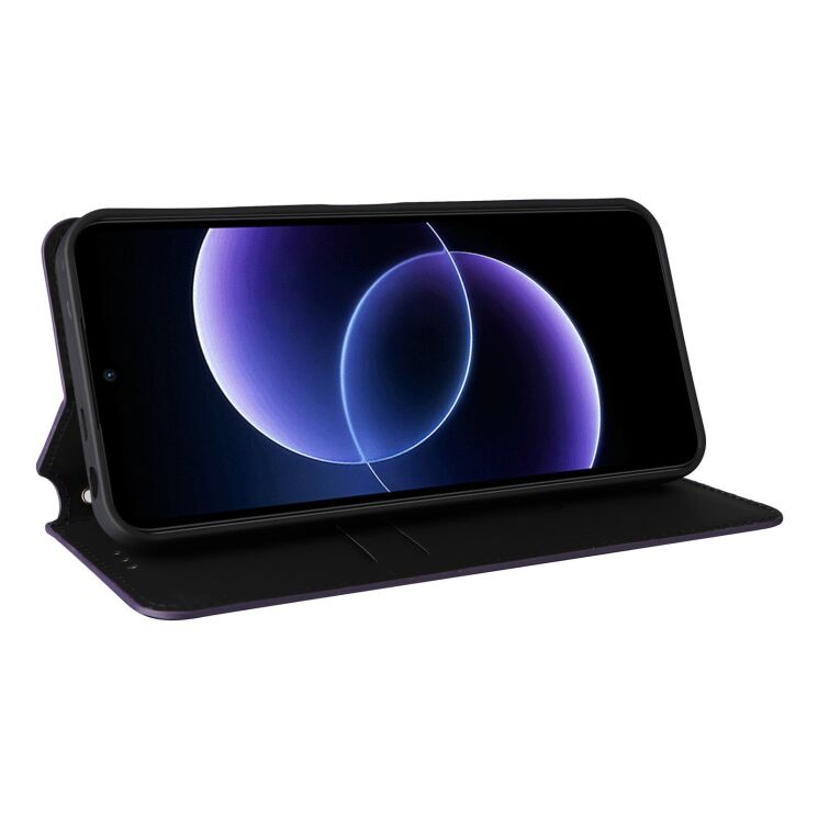 Чохол Deexe Rhombus Book для Xiaomi Poco C95 Pro - Purple (429201V) Чохол Deexe Rhombus Book для Xiaomi Poco C95 Pro - Purple: фото 4 з 7