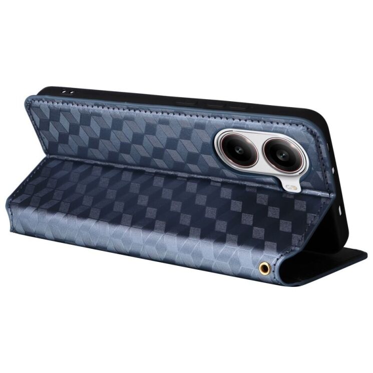 Чохол Deexe Rhombus Book для Xiaomi Poco X7 Pro - Blue: фото 4 з 6
