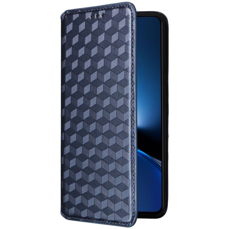 Чохол Deexe Rhombus Book для Xiaomi Poco X7 Pro - Blue: фото 5 з 6