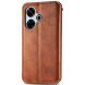 Чехол Deexe Rhombus Book для Xiaomi Redmi 13 - Brown (358902Z). Фото 5 из 9