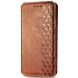 Чехол Deexe Rhombus Book для Xiaomi Redmi 13 - Brown (358902Z). Фото 4 из 9
