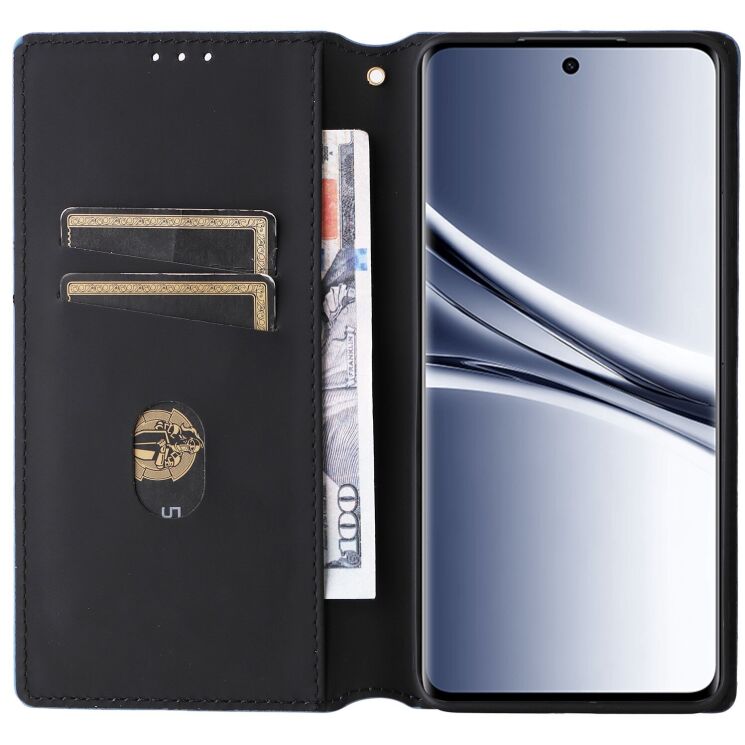 Чехол Deexe Rhombus Book для Xiaomi Redmi Note 15 (4G/5G) / Poco M8 - Brown: фото 2 из 8