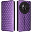 Чехол Deexe Rhombus Book для ZTE Nubia Focus - Purple (361519V)
