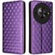 Чехол Deexe Rhombus Book для ZTE Nubia Focus - Purple (361519V). Фото 1 из 9