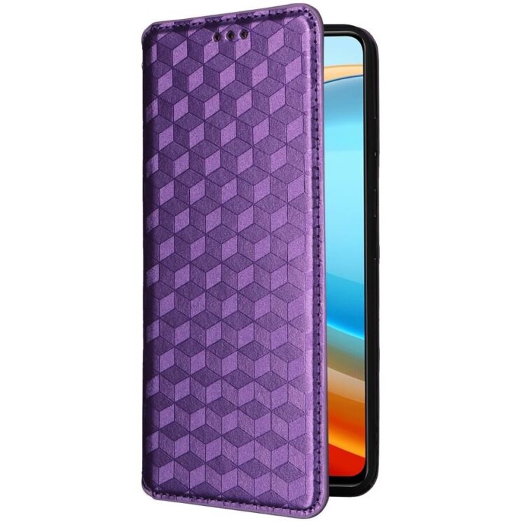 Чехол Deexe Rhombus Book для ZTE Nubia Focus - Purple: фото 6 из 9