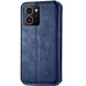 Чехол Deexe Rhombus Wallet для HMD Skyline - Blue (365816L). Фото 5 из 9
