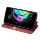 Чехол Deexe Rhombus Wallet для Motorola Edge 20 - Red (289008R). Фото 6 из 10