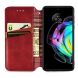 Чехол Deexe Rhombus Wallet для Motorola Edge 20 - Red (289008R). Фото 5 из 10