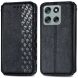 Чехол Deexe Rhombus Wallet для Motorola Moto G56 - Black (383129B). Фото 2 из 15
