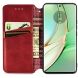 Чехол Deexe Rhombus Wallet для Motorola Moto G75 - Red (367822R). Фото 2 из 6