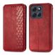 Чохол Deexe Rhombus Wallet для Motorola Moto G86 - Red (383323R). Фото 2 з 8
