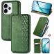 Чехол Deexe Rhombus Wallet для OPPO Reno 15 F/FS - Green (405841G). Фото 4 из 10