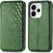 Чехол Deexe Rhombus Wallet для OPPO Reno 15 F/FS - Green (405841G). Фото 1 из 10