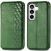 Чехол Deexe Rhombus Wallet для Samsung Galaxy S26 Plus - Green: фото 1 из 6