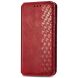 Чохол Deexe Rhombus Wallet для TECNO Spark 30C - Red (361715R). Фото 5 з 6