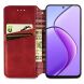 Чохол Deexe Rhombus Wallet для TECNO Spark 30C - Red (361715R). Фото 2 з 6