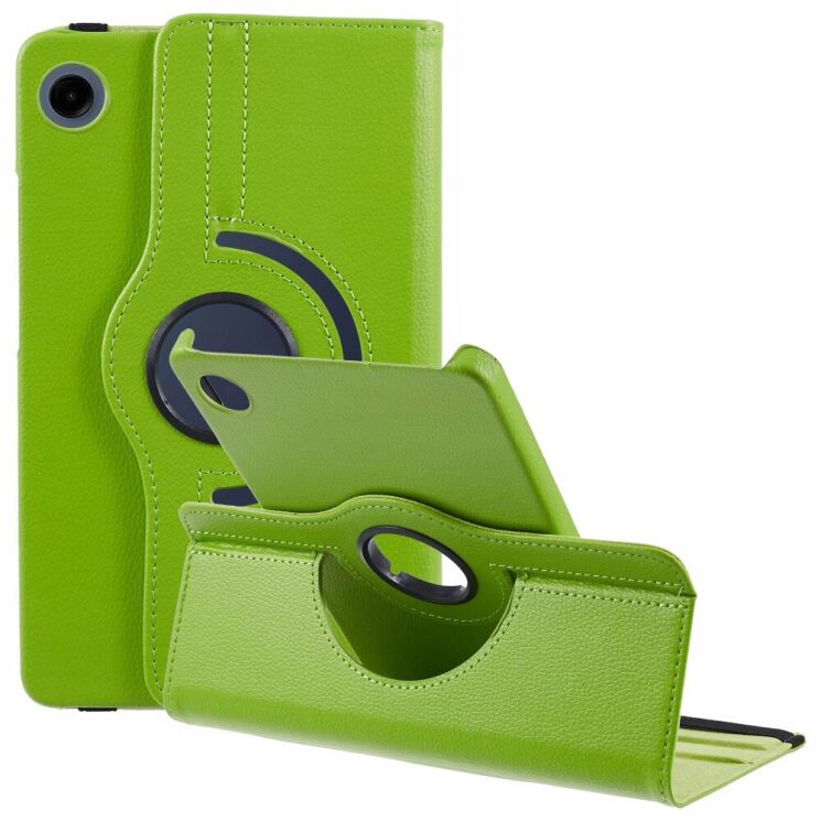 Чехол Deexe Rotation для Samsung Galaxy Tab A9 (X110/115) - Green: фото 1 из 11