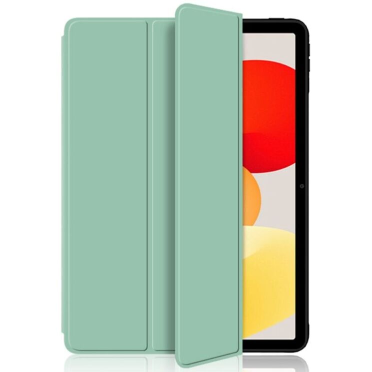 Чехол Deexe Smart Case для Xiaomi Redmi Pad SE - Green: фото 5 из 7