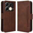 Чехол Deexe Wallet Stand для Infinix Note 40 - Brown (351418Z)