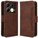Чехол Deexe Wallet Stand для Infinix Note 40 - Brown (351418Z). Фото 1 из 7