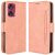 Чехол Deexe Wallet Stand для Motorola Edge 50 Fusion - Pink: фото 1 из 7