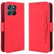 Чехол Deexe Wallet Stand для Motorola Moto G57 / G57 Power / G67 Power - Red (402808R)