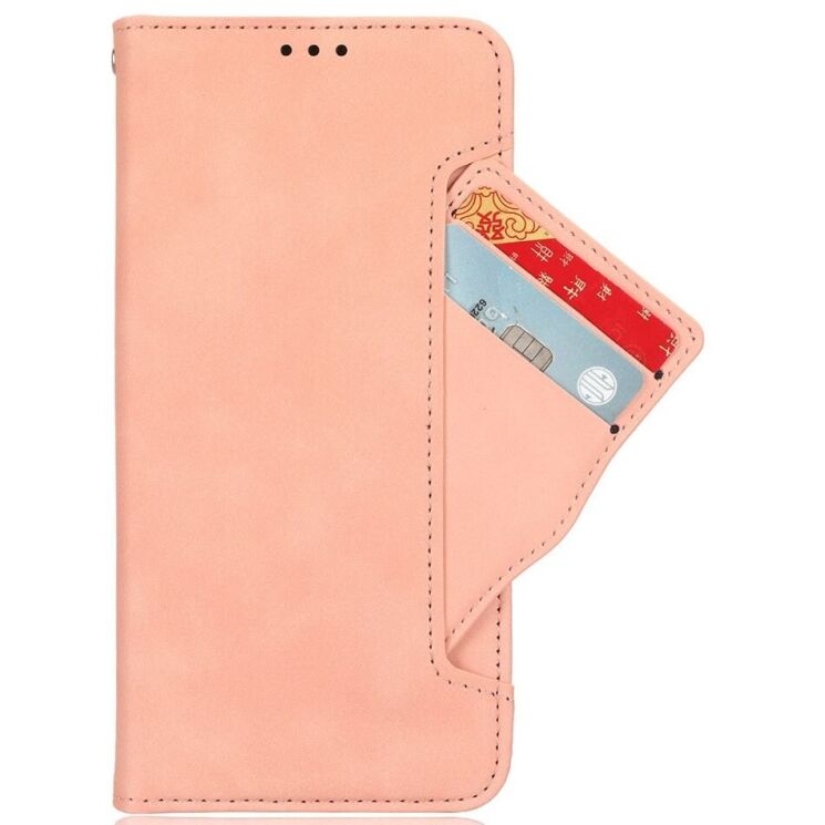 Чехол Deexe Wallet Stand для OnePlus 13R / Ace 5 / Ace 5 Pro - Pink: фото 2 из 7