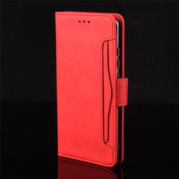 Чохол Deexe Wallet Stand для OnePlus Nord CE 5 / Ace 5 Racing - Red: фото 3 з 14