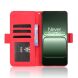 Чохол Deexe Wallet Stand для OnePlus Nord CE 5 / Ace 5 Racing - Red (387601R). Фото 6 з 14